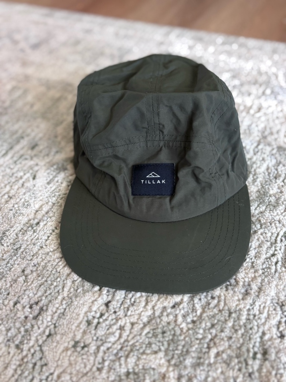 Olive Green Lightweight 5-Panel Cap